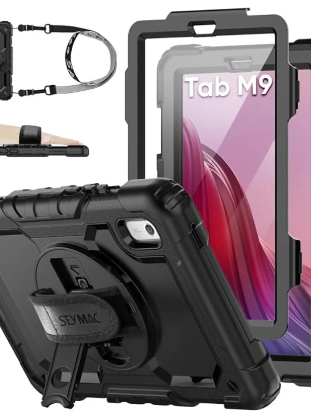 Case for Lenovo Tab M9 (TB-310FU) with Screen Protector, Drop-Proof Protect